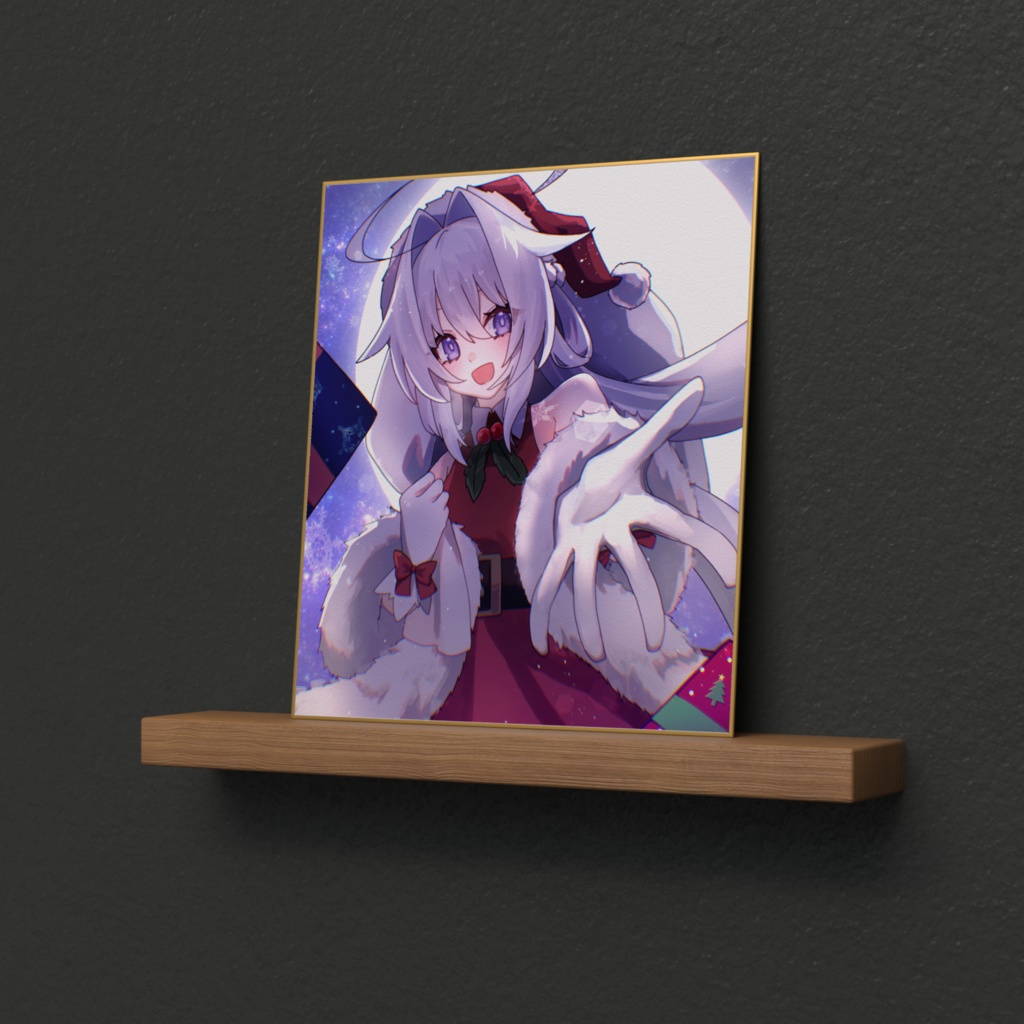 華仙りっか 2025Xmas色紙