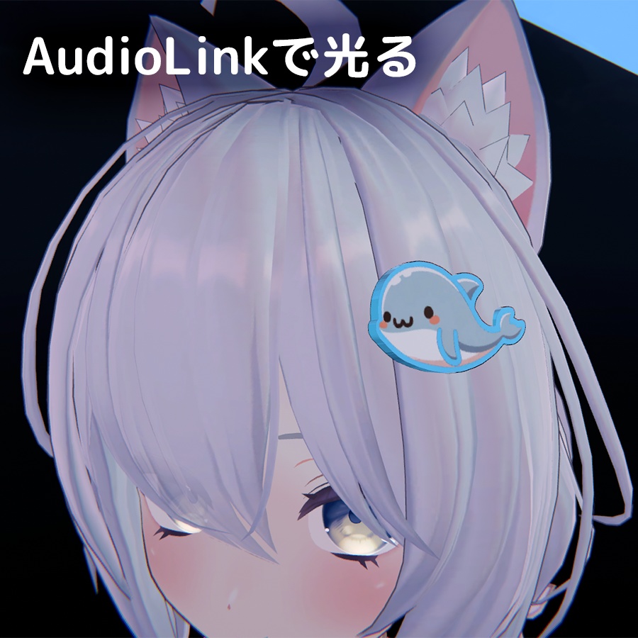 イルカのバッジ【VRChat】