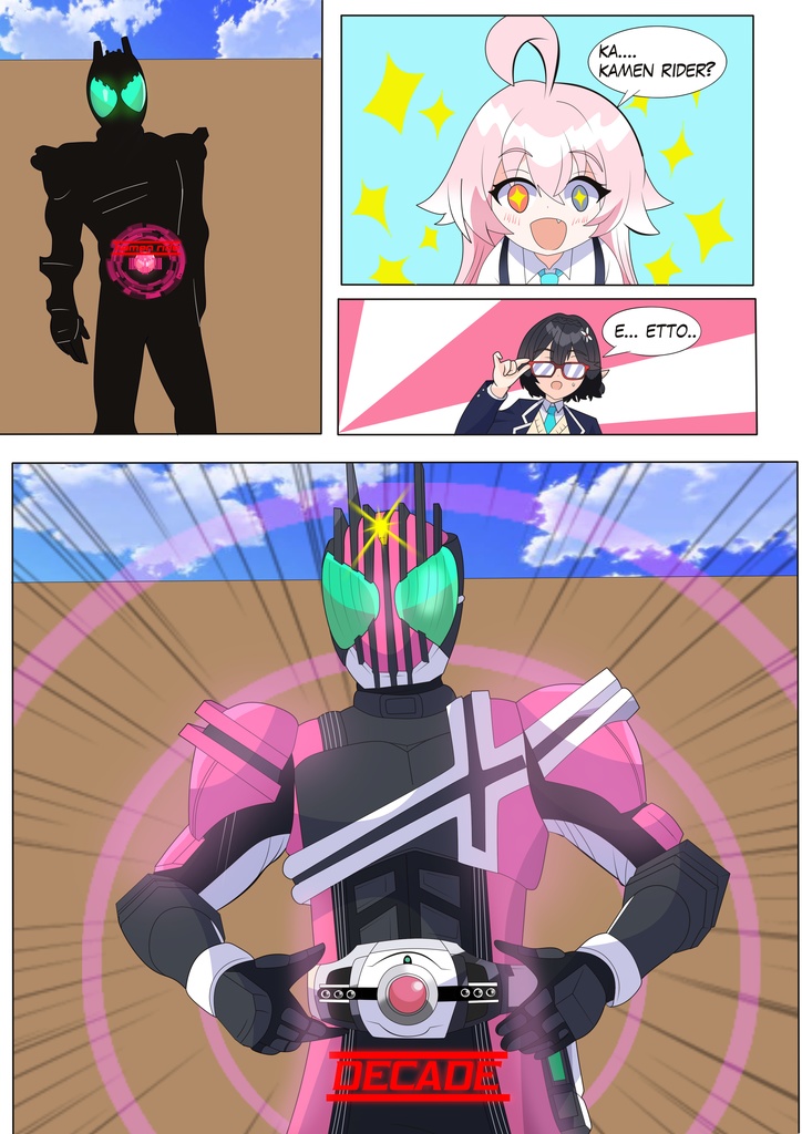Kamen rider X BlueArchive