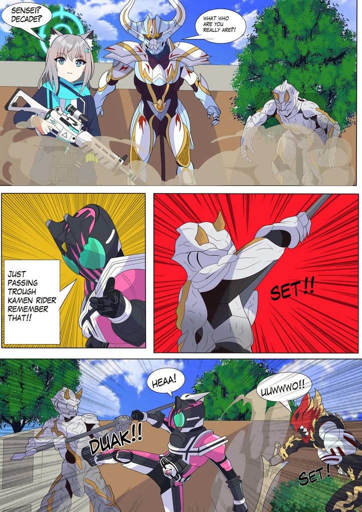 Kamen rider X BlueArchive
