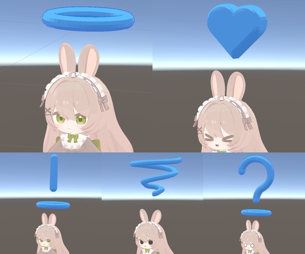 とある不思議生物の頭にある感情表現をするアレ【ここね/みみのこ】