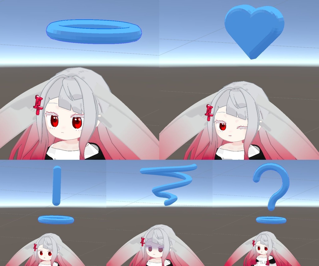 とある不思議生物の頭にある感情表現をするアレ【ここね/みみのこ】