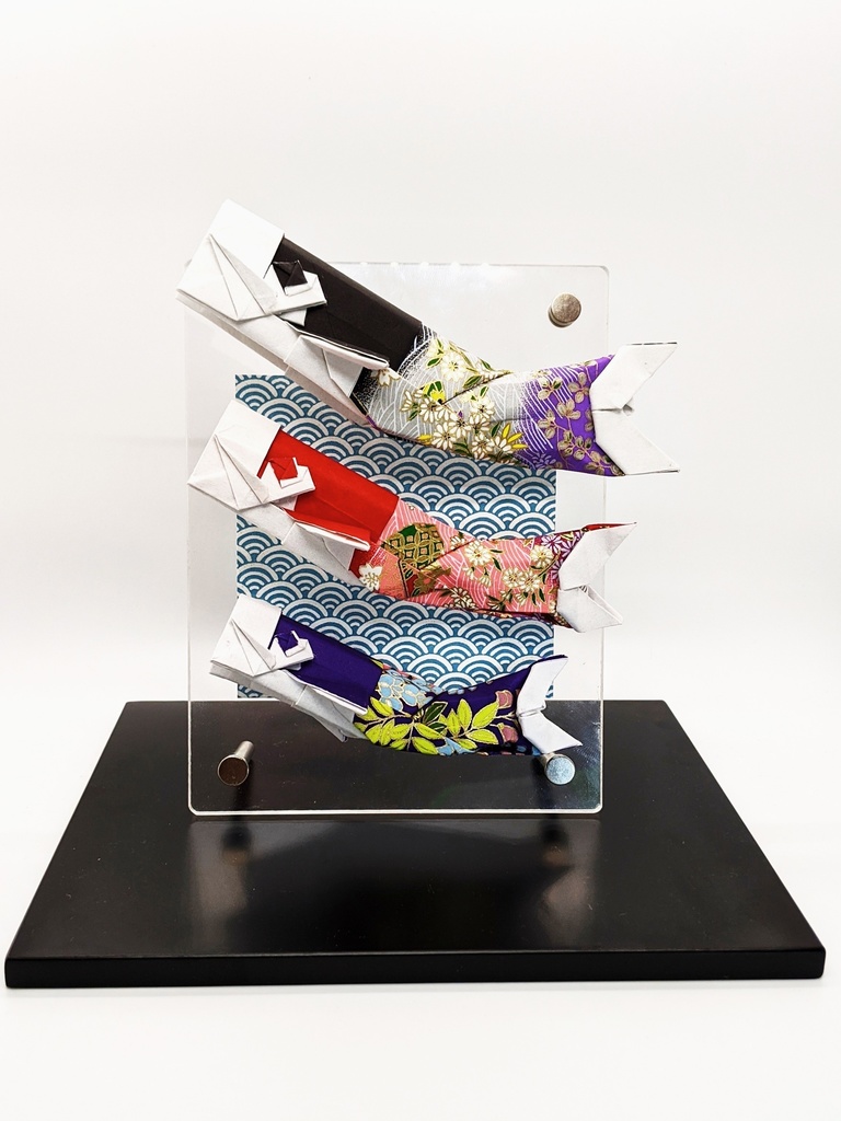 「鯉のぼり」折り図