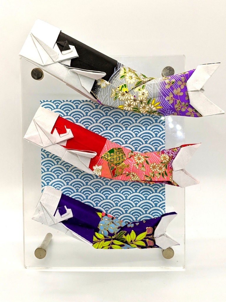 「鯉のぼり」折り図