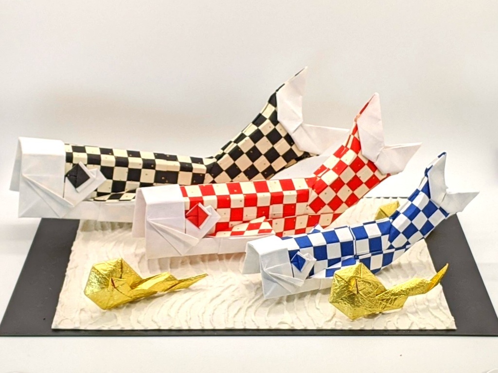 「鯉のぼり」折り図