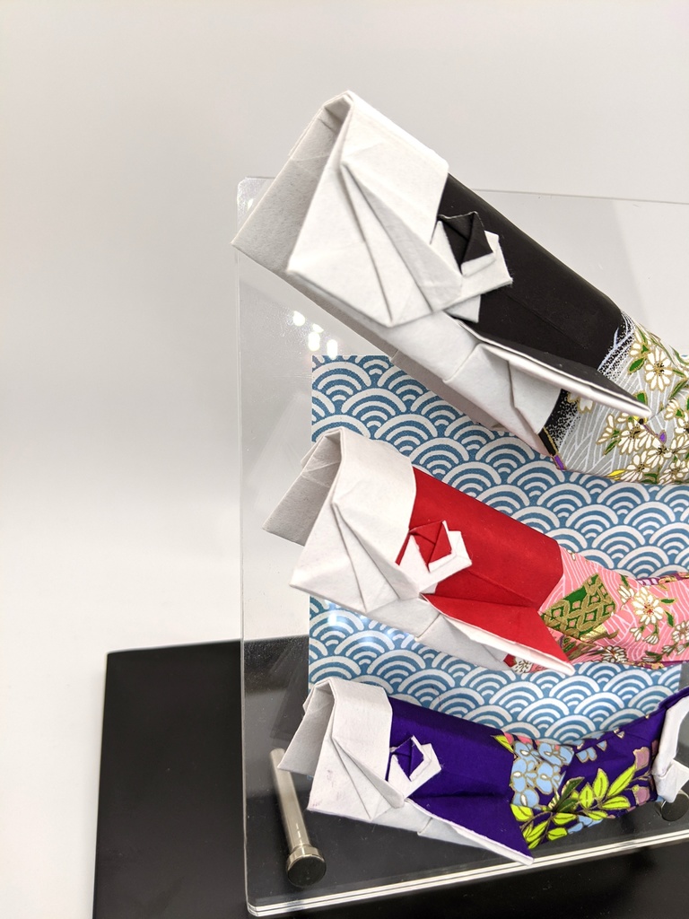 「鯉のぼり」折り図