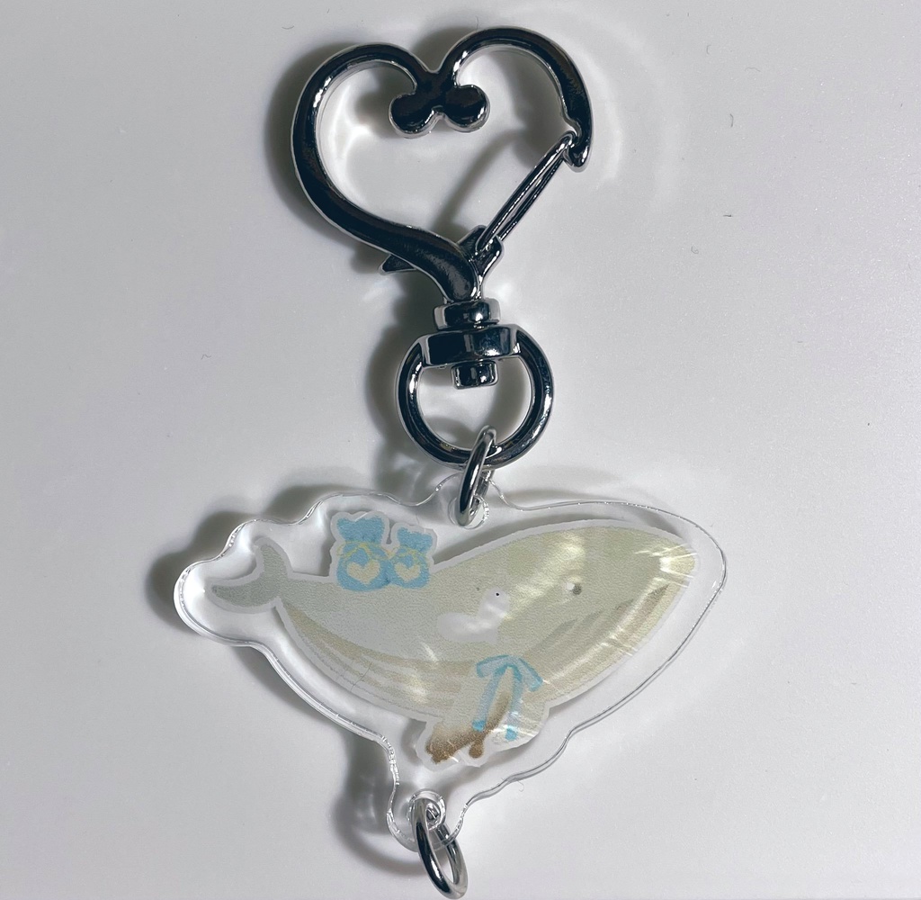 クジラ・アクリルキーホルダー:ホワイトデー