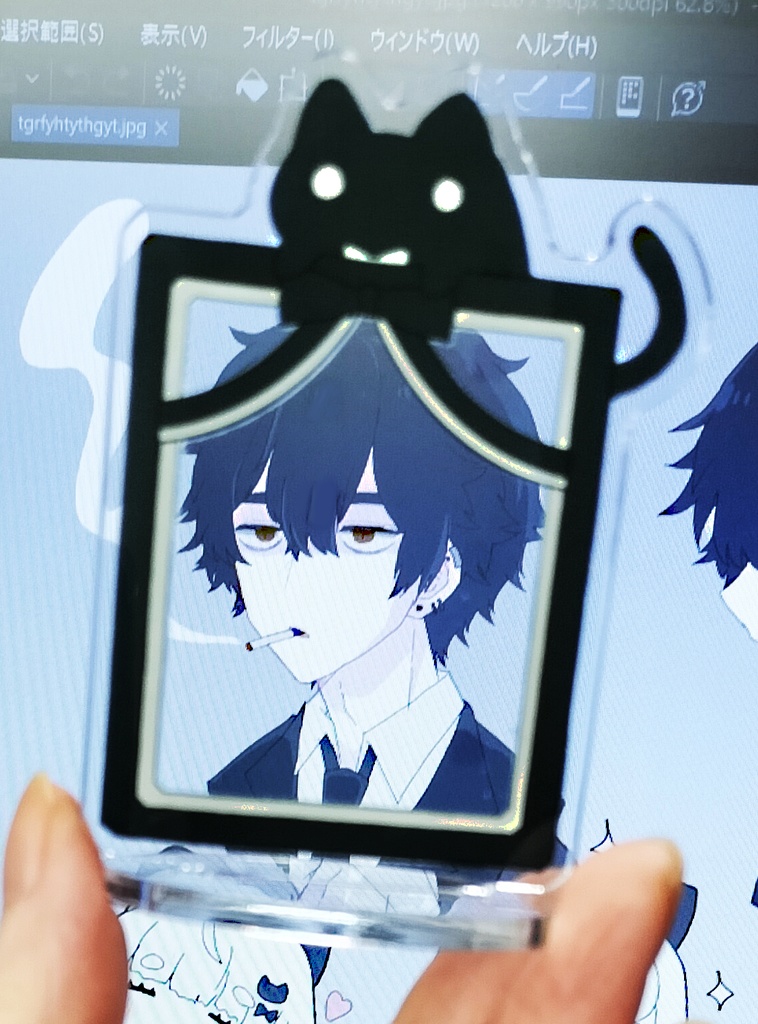 いえいねこの遺影になれるアクリルスタンド