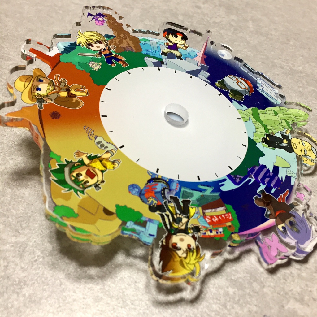 ライブアライブ アクリルクロック(文字盤のみ)