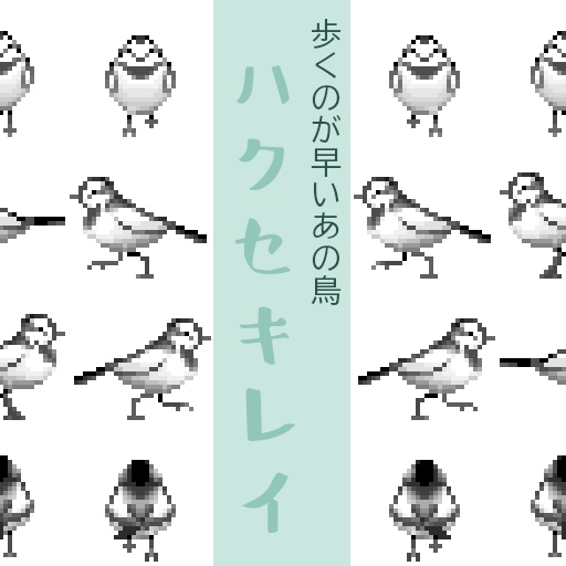 【ピクスクアバター】ハクセキレイ【無料配布】