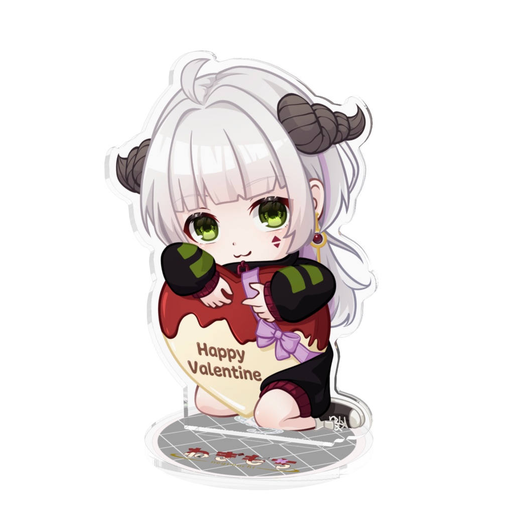 【2024年バレンタイン】ねぎもち　アクリルスタンド