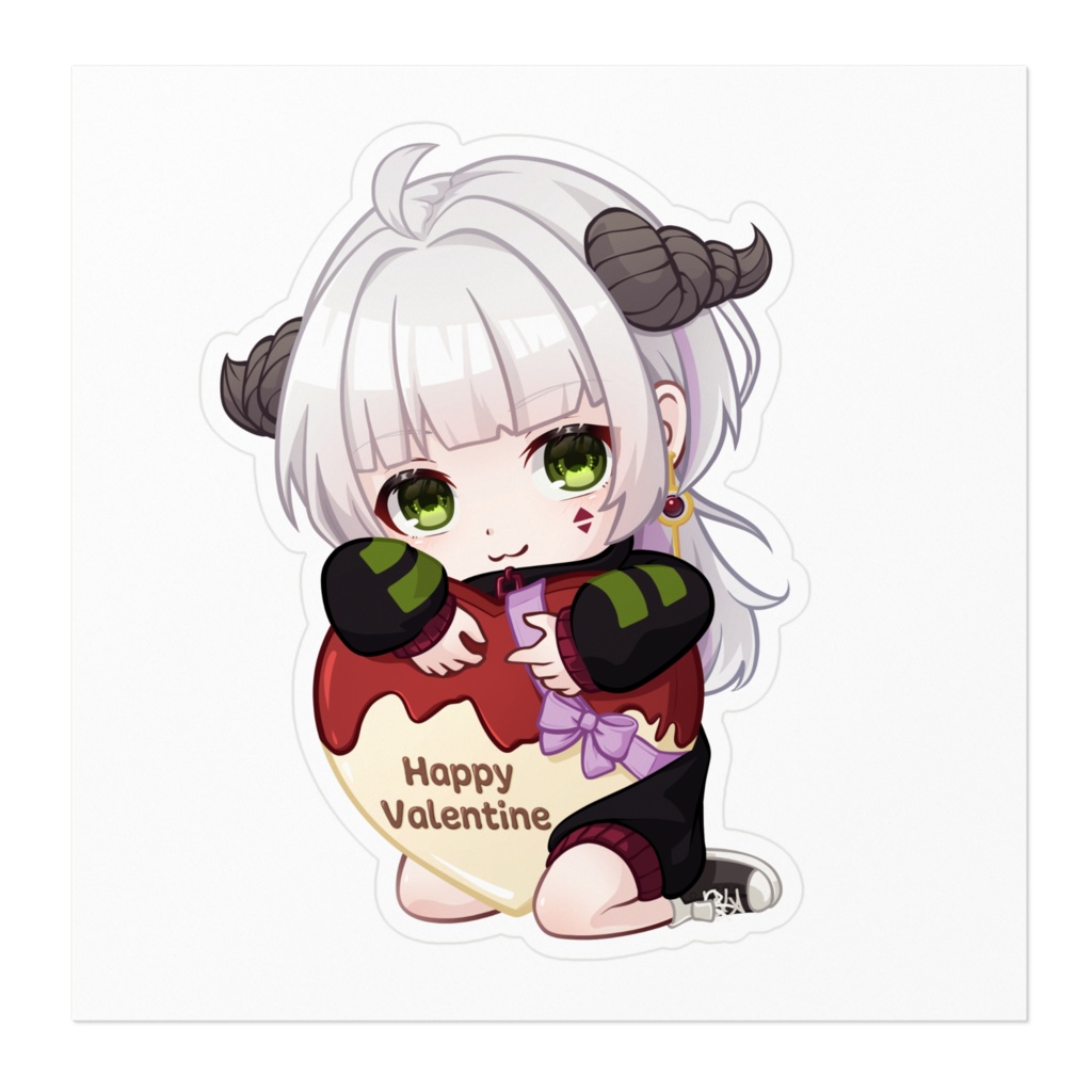 【2024年バレンタイン】ねぎもち ステッカー