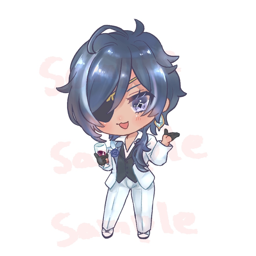 原神 いろいろキャラクターシール