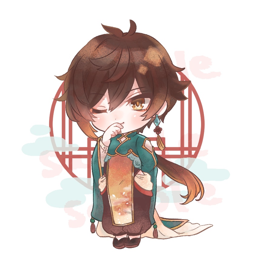 原神 いろいろキャラクターシール