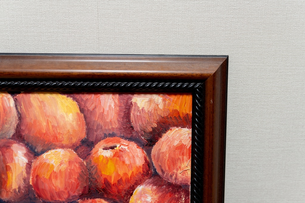 油絵「Apples」700mm x 700mm