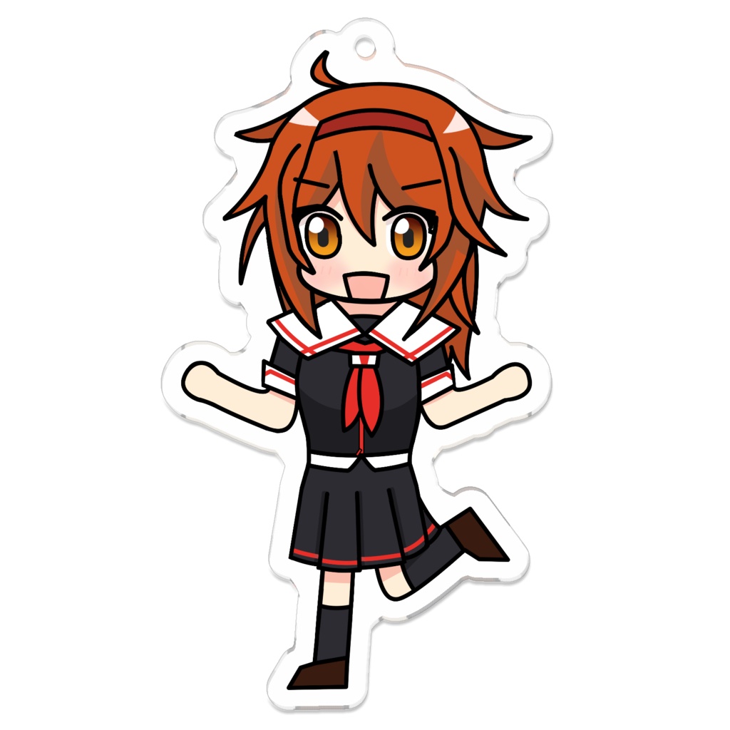 ゆるい白露たんアクリルキーホルダー