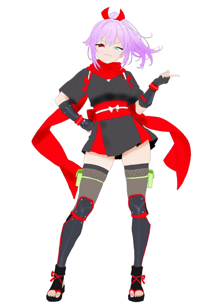 【TRPG立ち絵】忍者娘