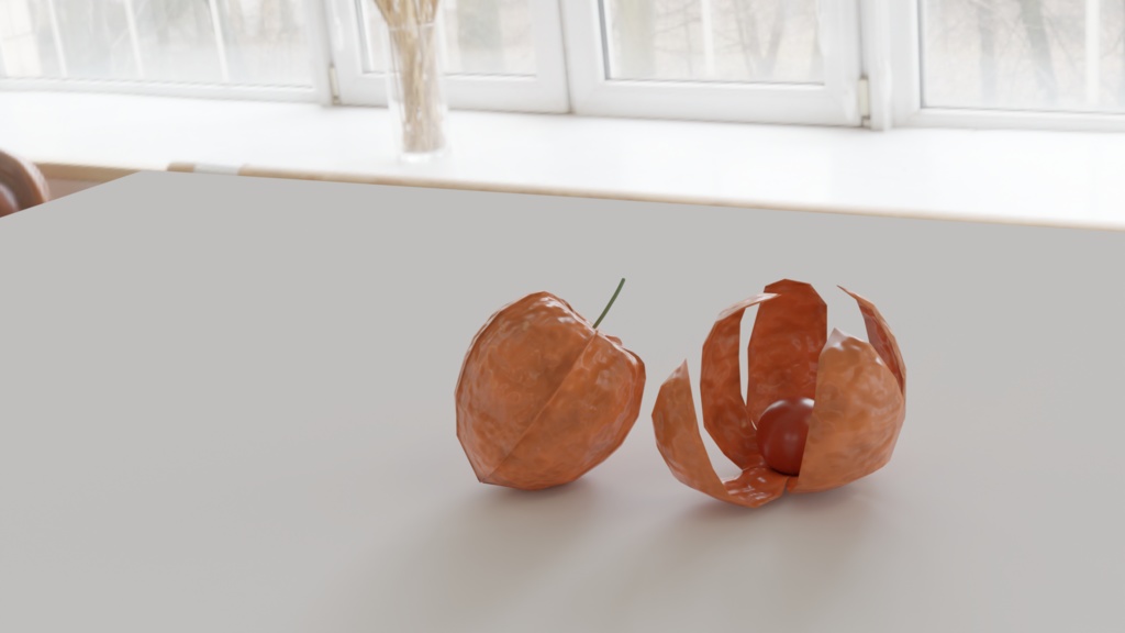 【3Dモデル】鬼灯(ほおずき)