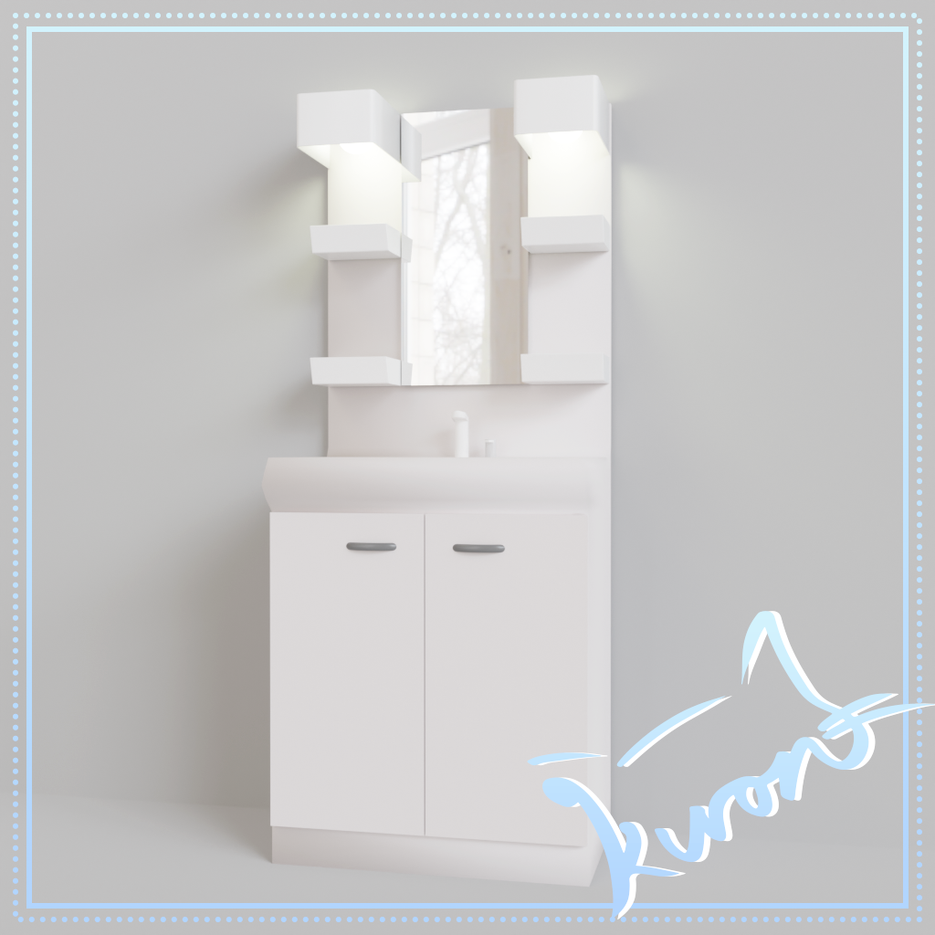 【3Dモデル】洗面台