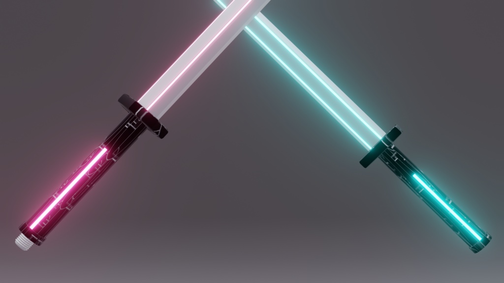 【3Dモデル】ダースモール風双剣