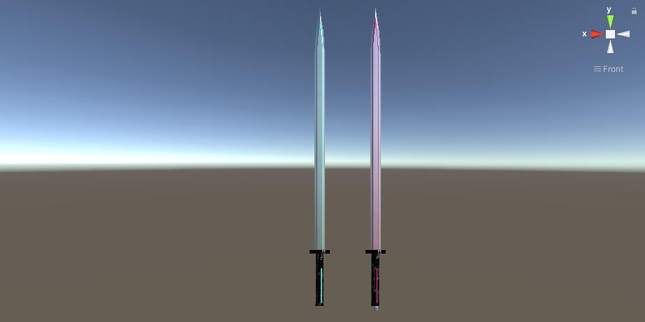 【3Dモデル】ダースモール風双剣