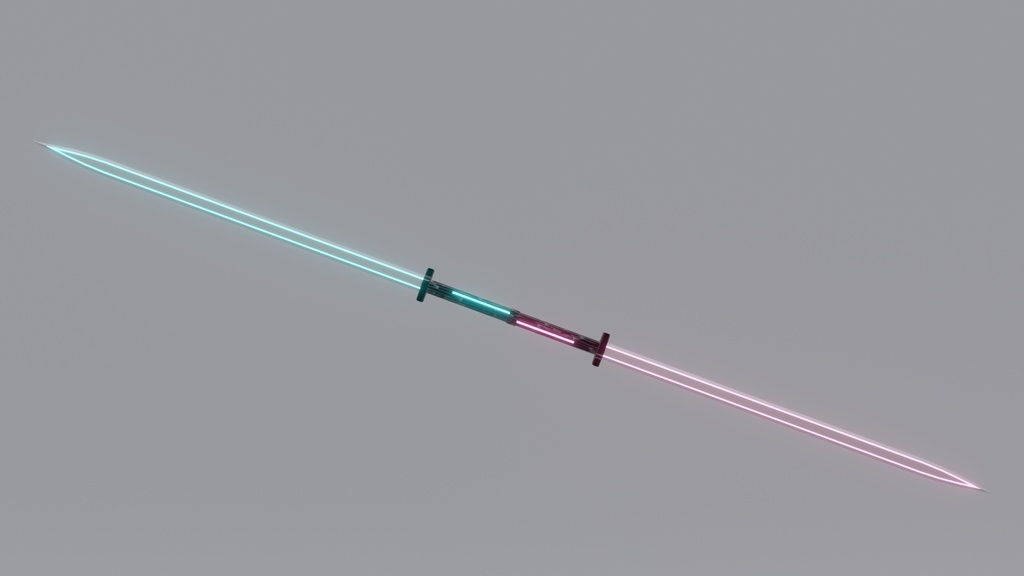 【3Dモデル】ダースモール風双剣