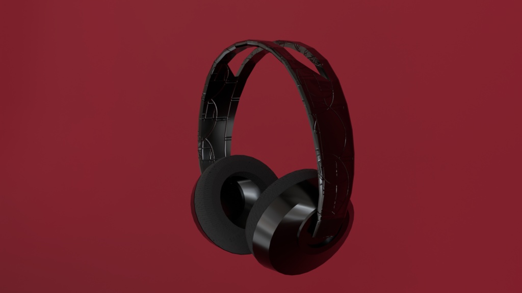 【3Dモデル】ゲーミングヘッドフォン