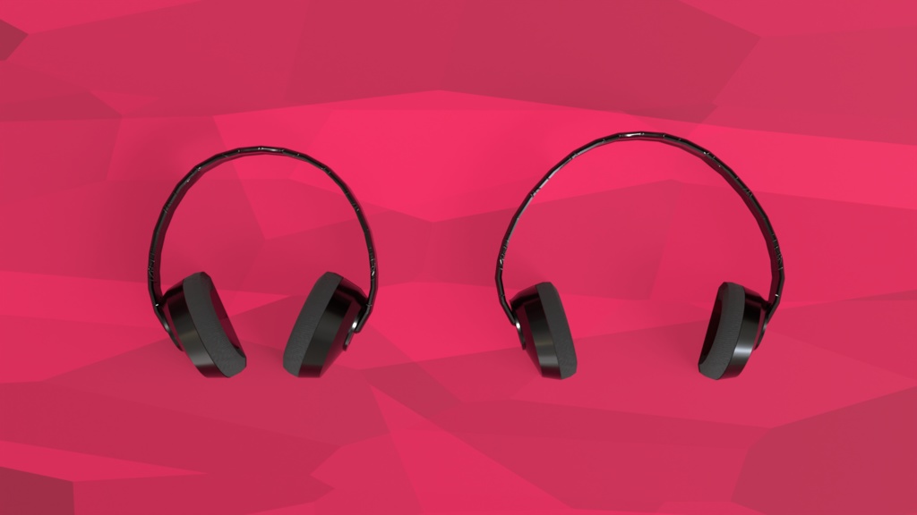【3Dモデル】ゲーミングヘッドフォン