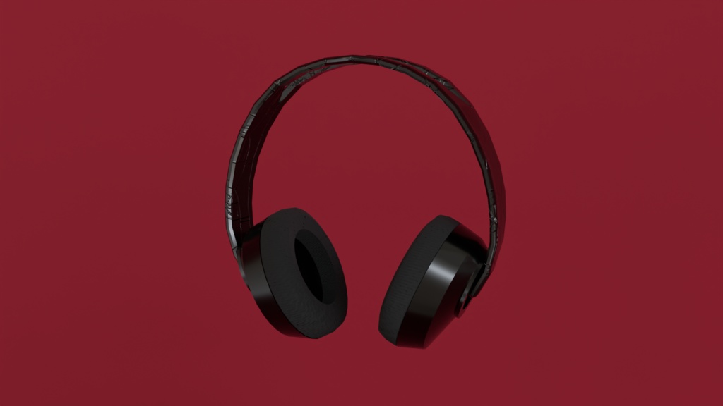 【3Dモデル】ゲーミングヘッドフォン