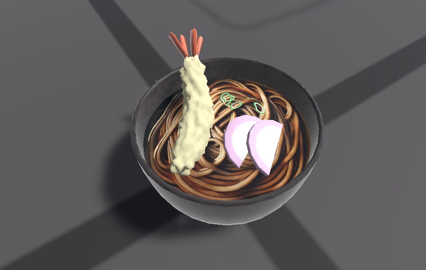 【3Dモデル】そば・年越しそば