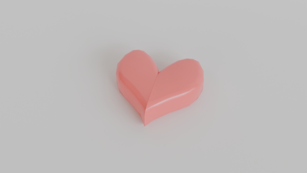 【3Dモデル】告白ギミックつきチョコレート