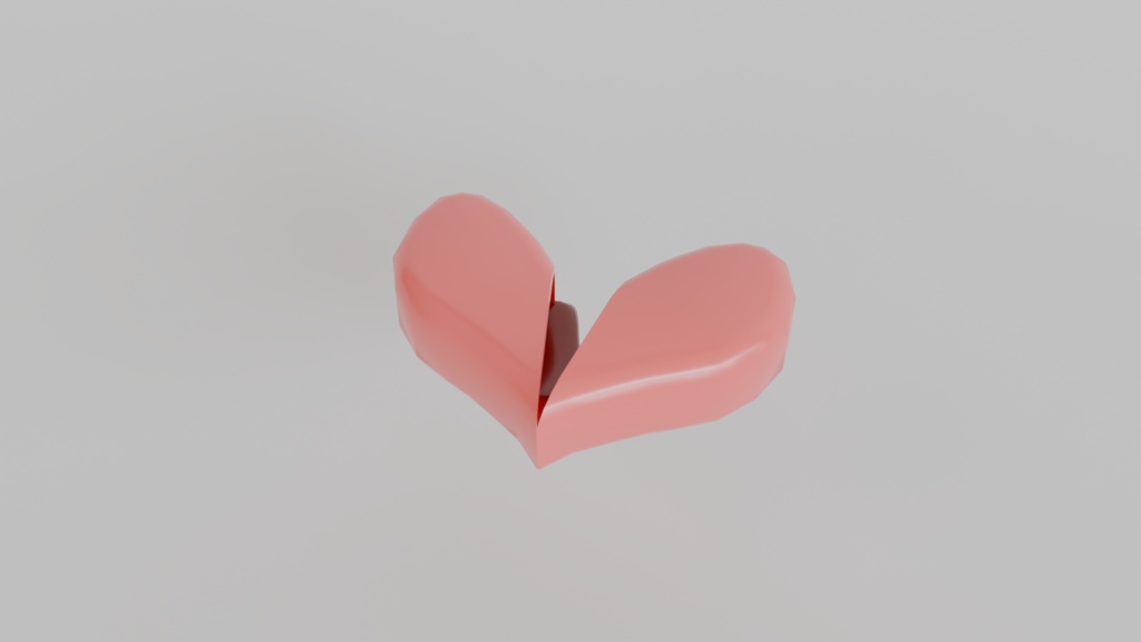 【3Dモデル】告白ギミックつきチョコレート