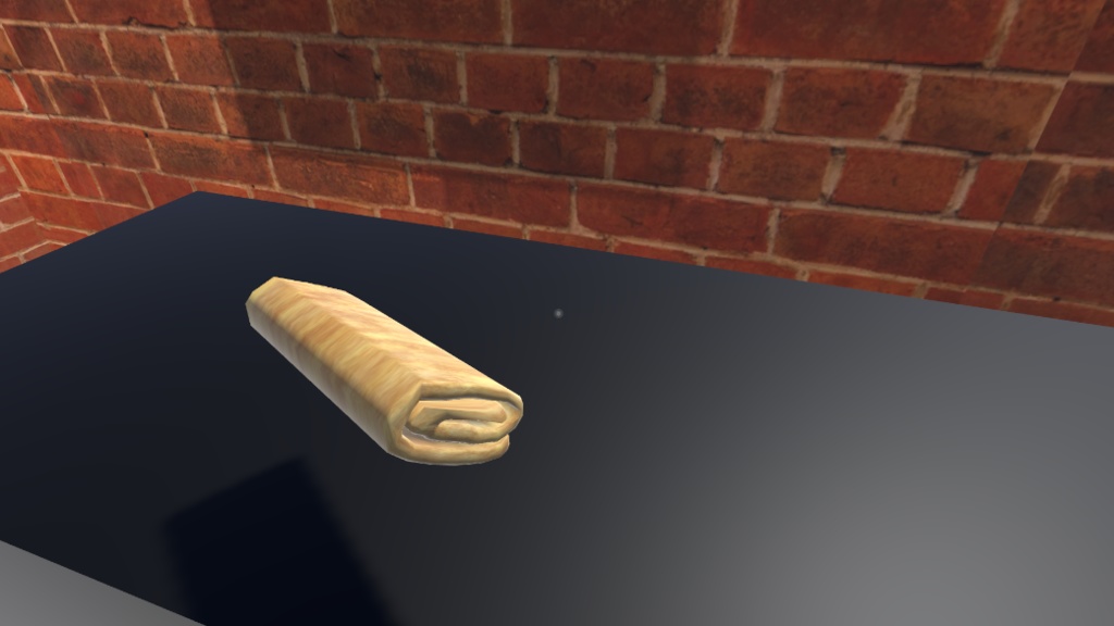 【3Dモデル】焼ける!箸でつかめる!卵焼き(だし巻き卵)