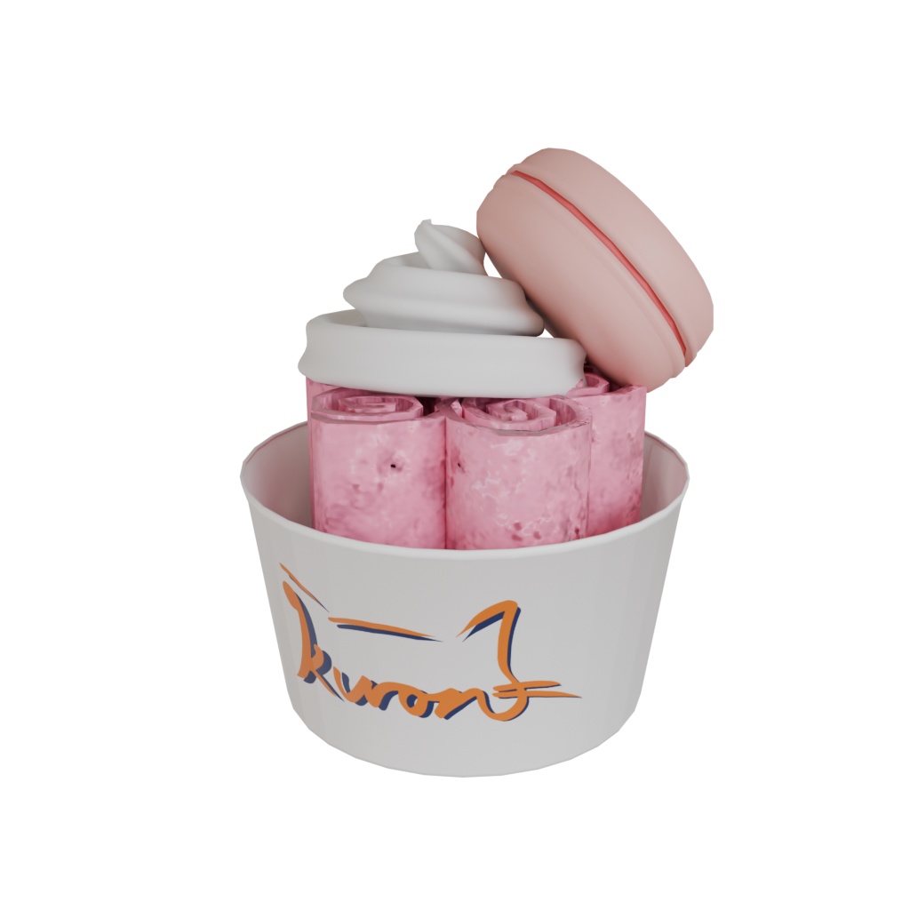 【3Dモデル】作って遊ぼう!ロールアイスキット※3Dモデル単品あり