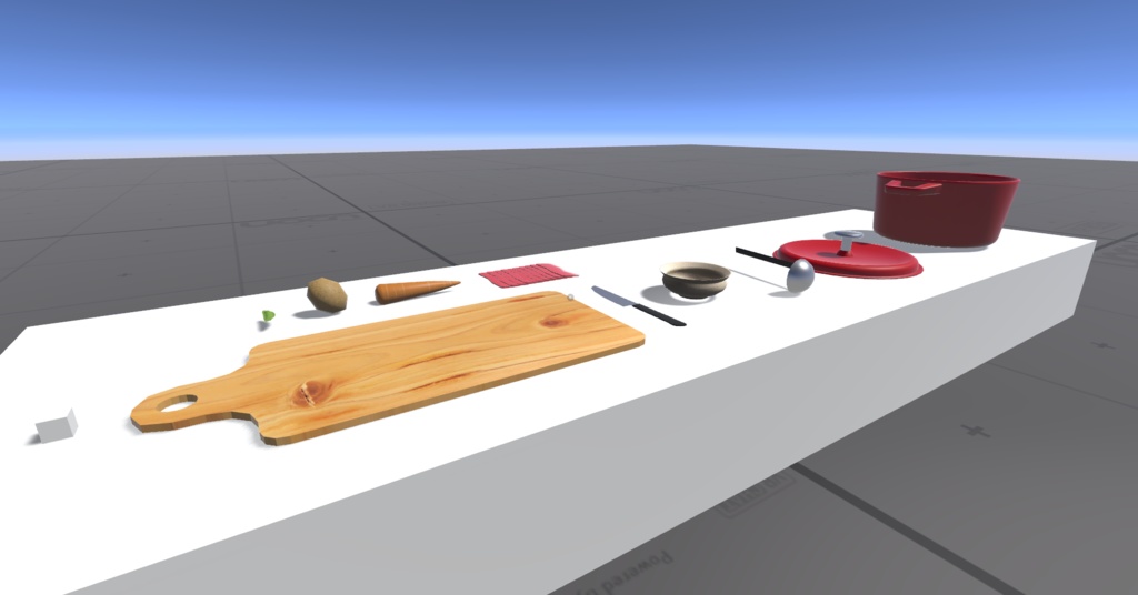 【3Dモデル】作って食べよう!肉じゃがおままごとセット