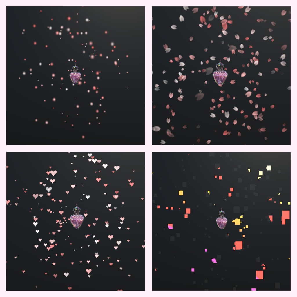 【3Dモデル】身にまとえる!香水~全12種~(MA設定済)