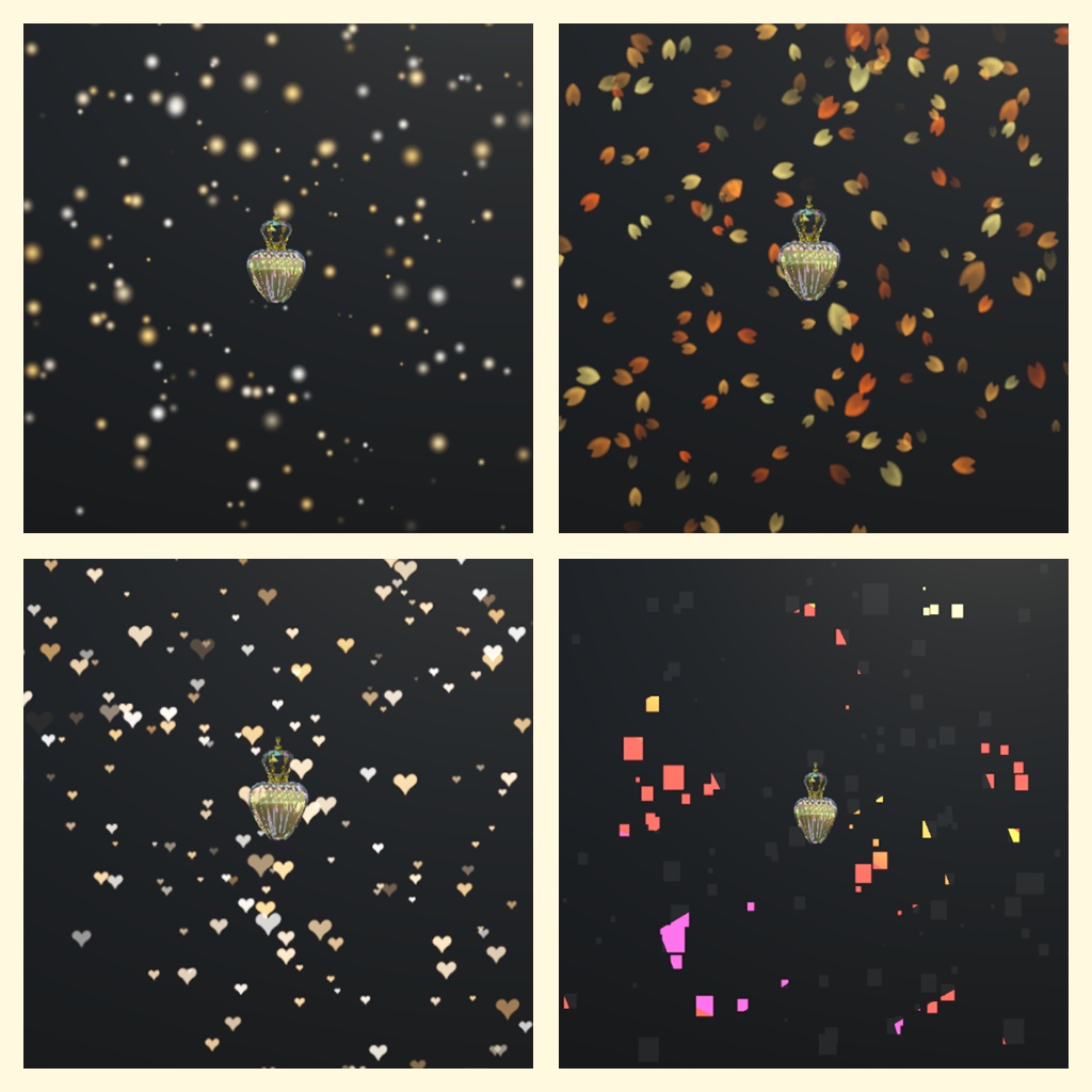 【3Dモデル】身にまとえる!香水~全12種~(MA設定済)