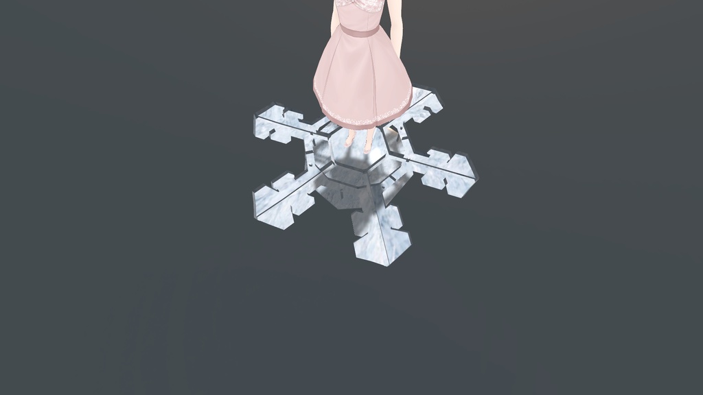 【3Dモデル】飛べる!氷のスケートボード(MA設定済み)