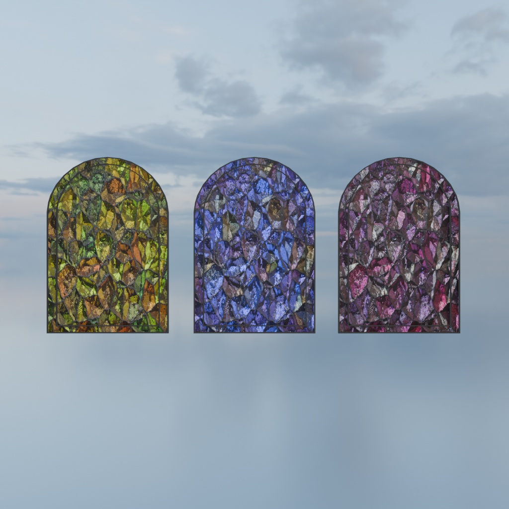【3Dモデル】ステンドグラス