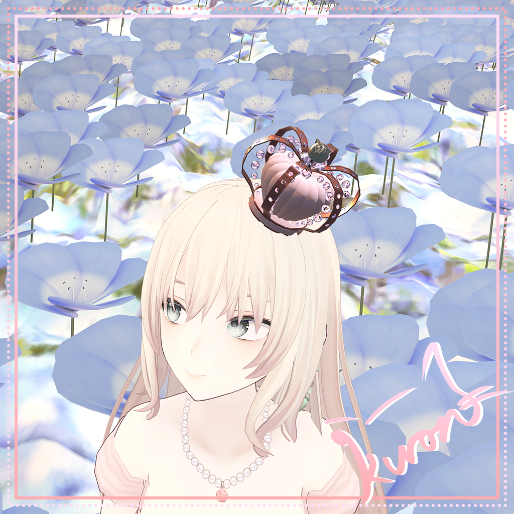 【3Dモデル】ねこモチーフ王冠（MA設定済）