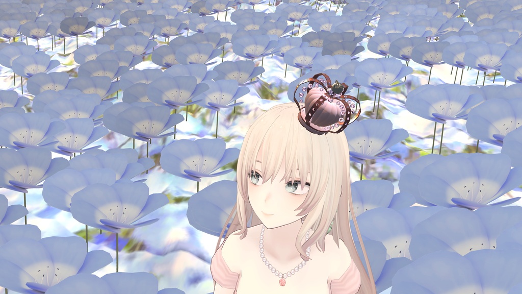 【3Dモデル】ねこモチーフ王冠(MA設定済)