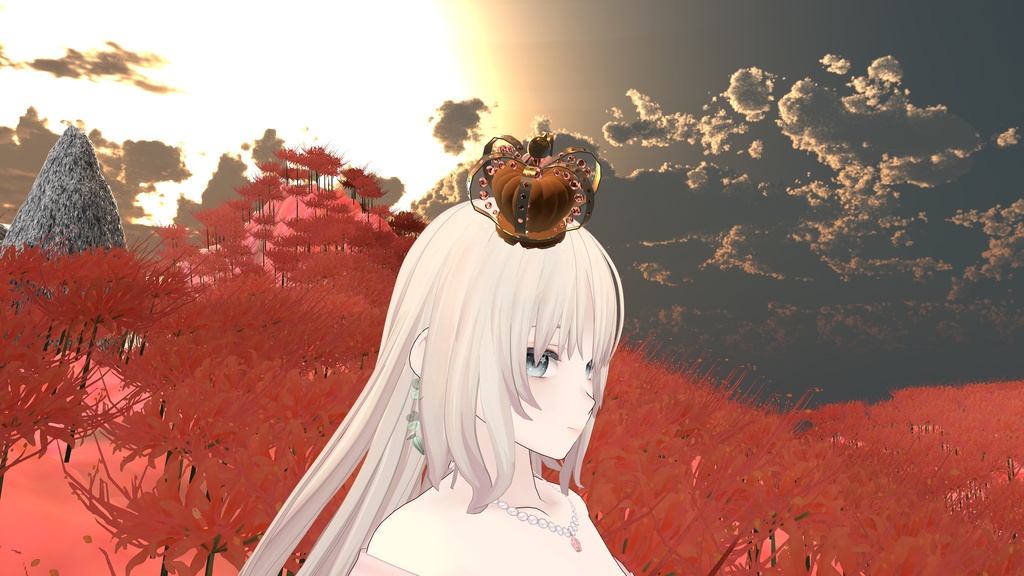 【3Dモデル】ねこモチーフ王冠(MA設定済)