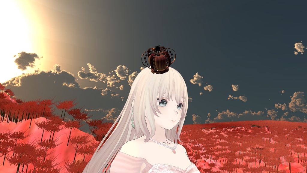 【3Dモデル】ねこモチーフ王冠(MA設定済)