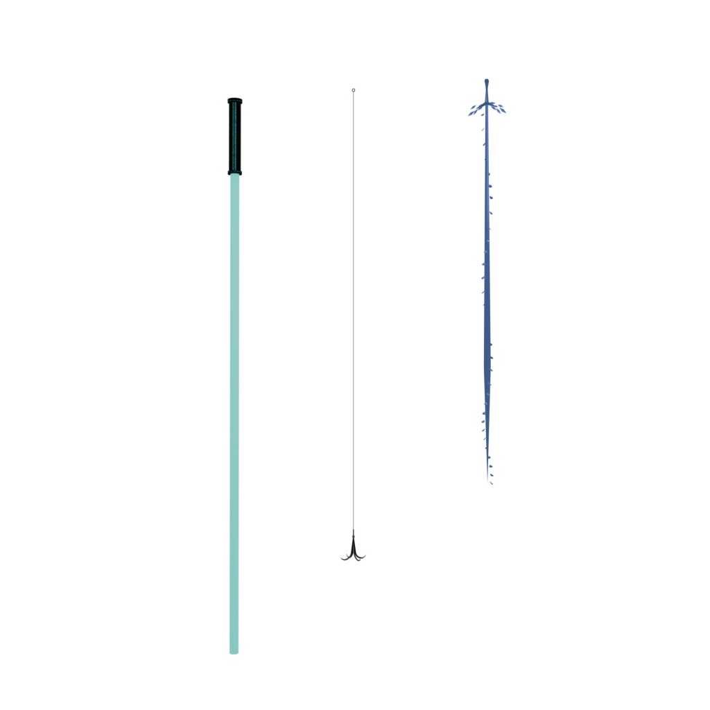 【3Dモデル】伸びる!乗れる!鍵縄・ネモフィラの剣・ビームサーベル