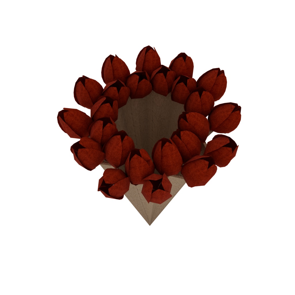 【3Dモデル】ブーケブランケット