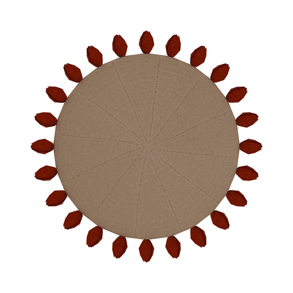 【3Dモデル】ブーケブランケット