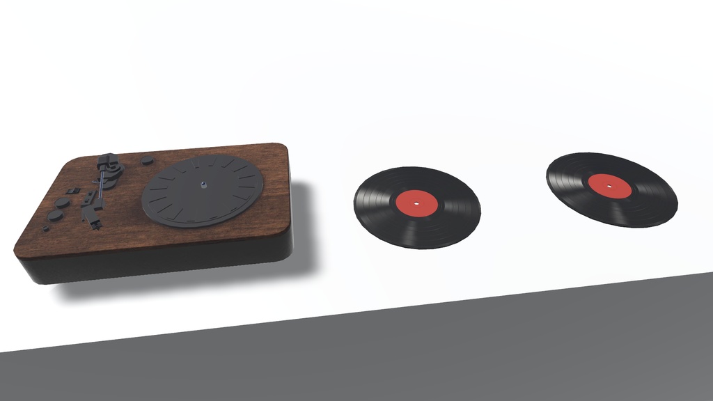 【3Dモデル】好きな曲をかけよう!レコードギミック