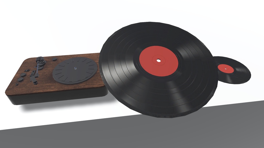 【3Dモデル】好きな曲をかけよう!レコードギミック
