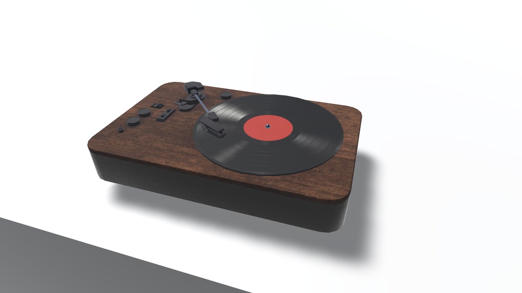 【3Dモデル】好きな曲をかけよう!レコードギミック