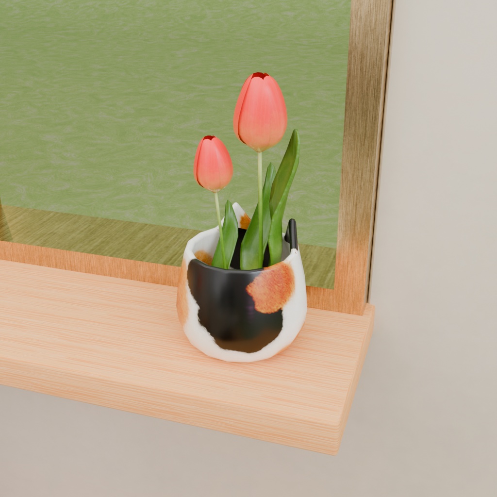 【3Dモデル】ねこ好きの部屋~家具小物16点セット~